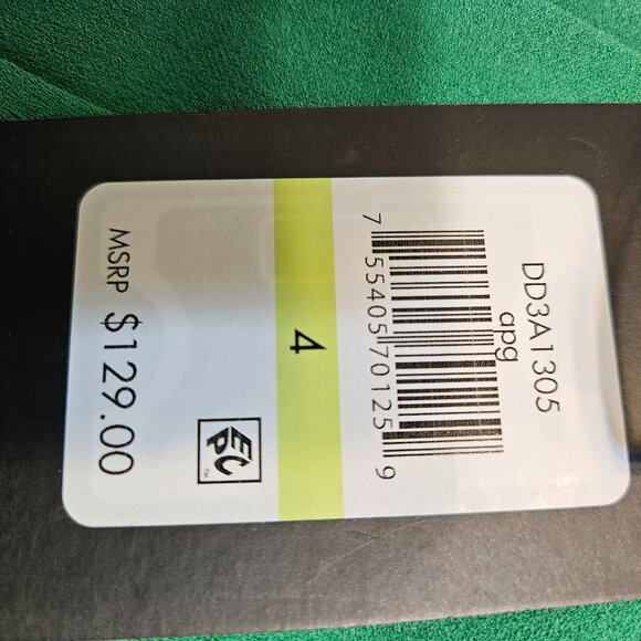 DKNY Faux wrap dress, High/Low, Apple green Size 4 New with tags - Picture 13 of 13